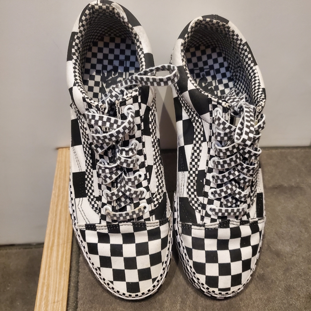 Vans Old Skool all over checkerboard